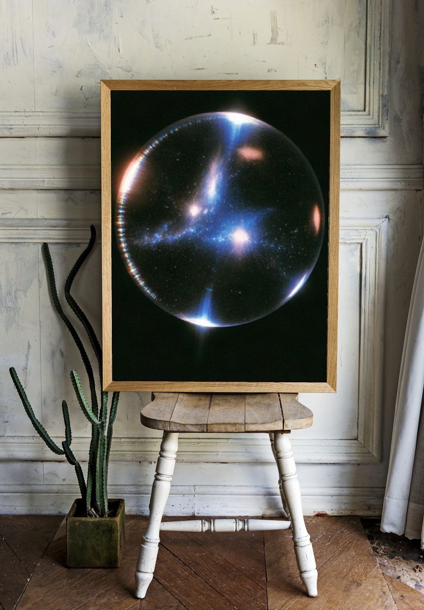 Cosmic Glass Sphere Poster. room preview