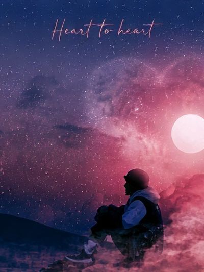 Heart to Heart Space Poster. poster
