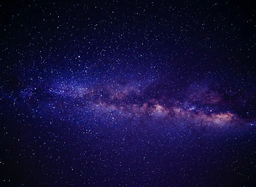Galactic Night Sky Poster. poster detail