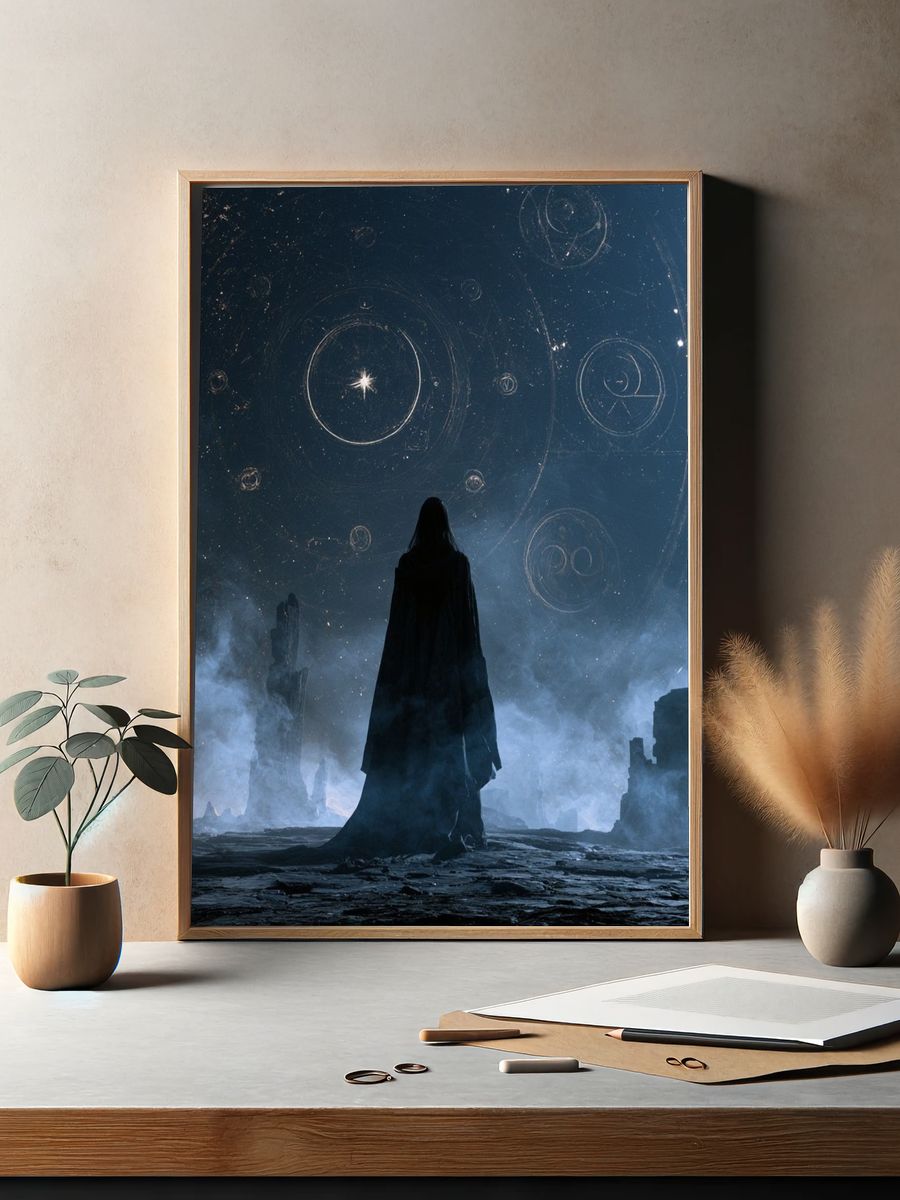 Celestial Wanderer Sci-Fi Poster. — room view 2