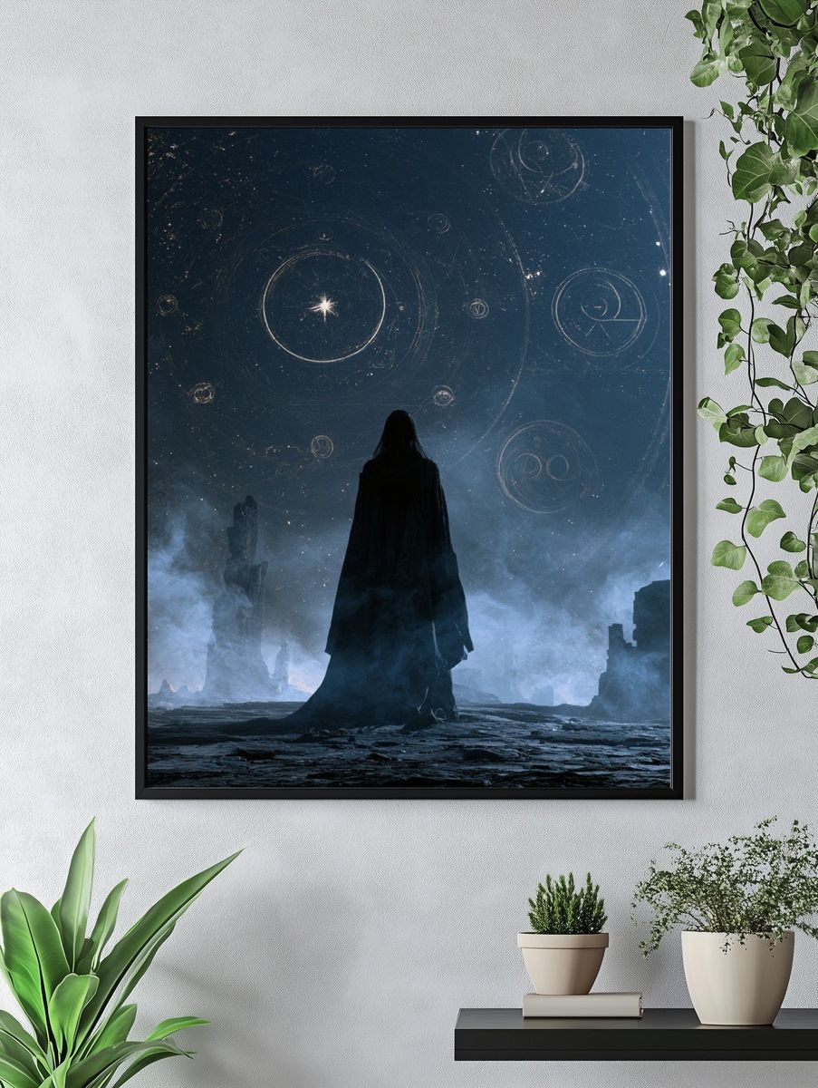 Celestial Wanderer Sci-Fi Poster. — room view 4