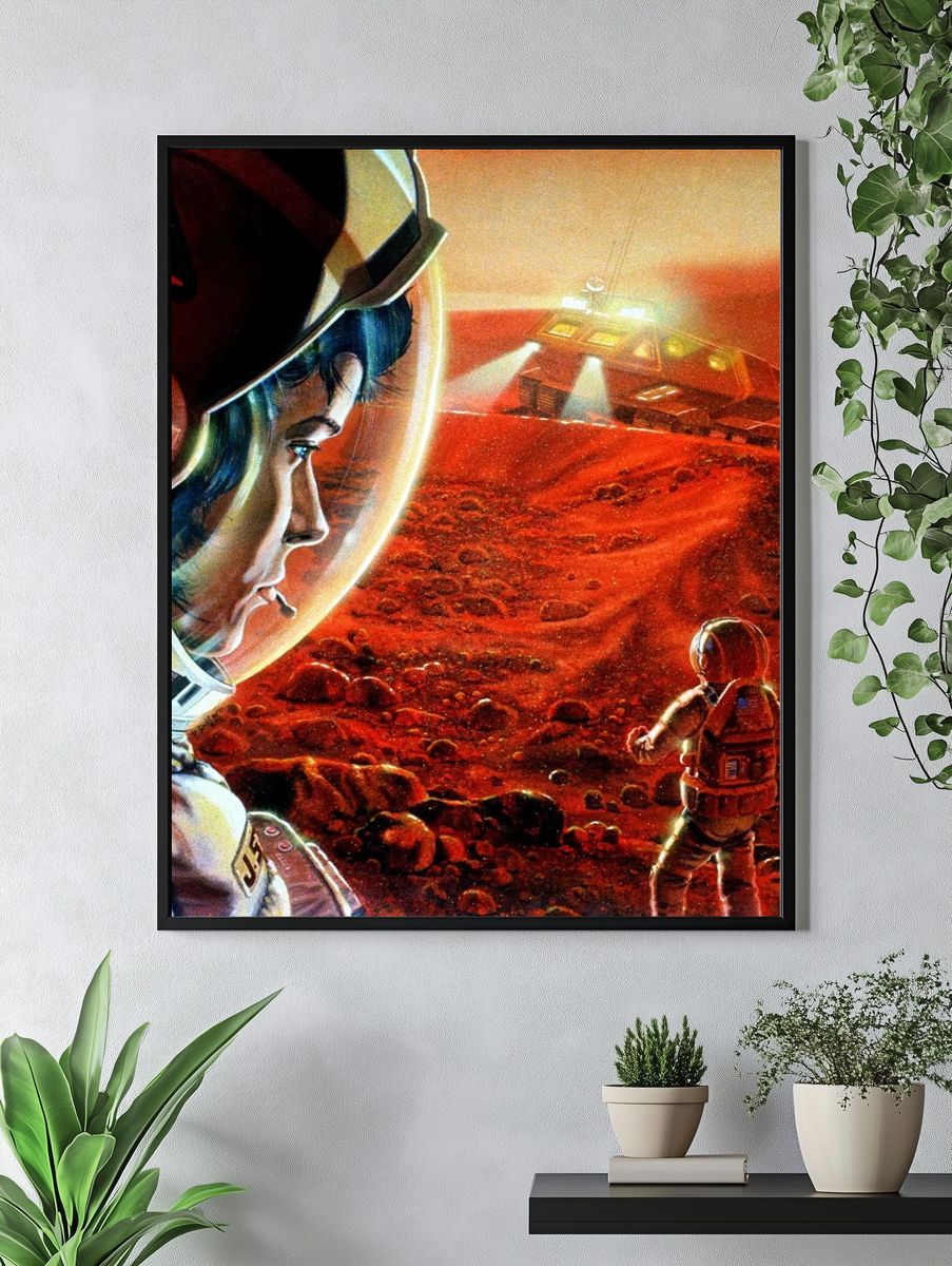 Astronaut on Mars — Sci-Fi Print. — room view 4