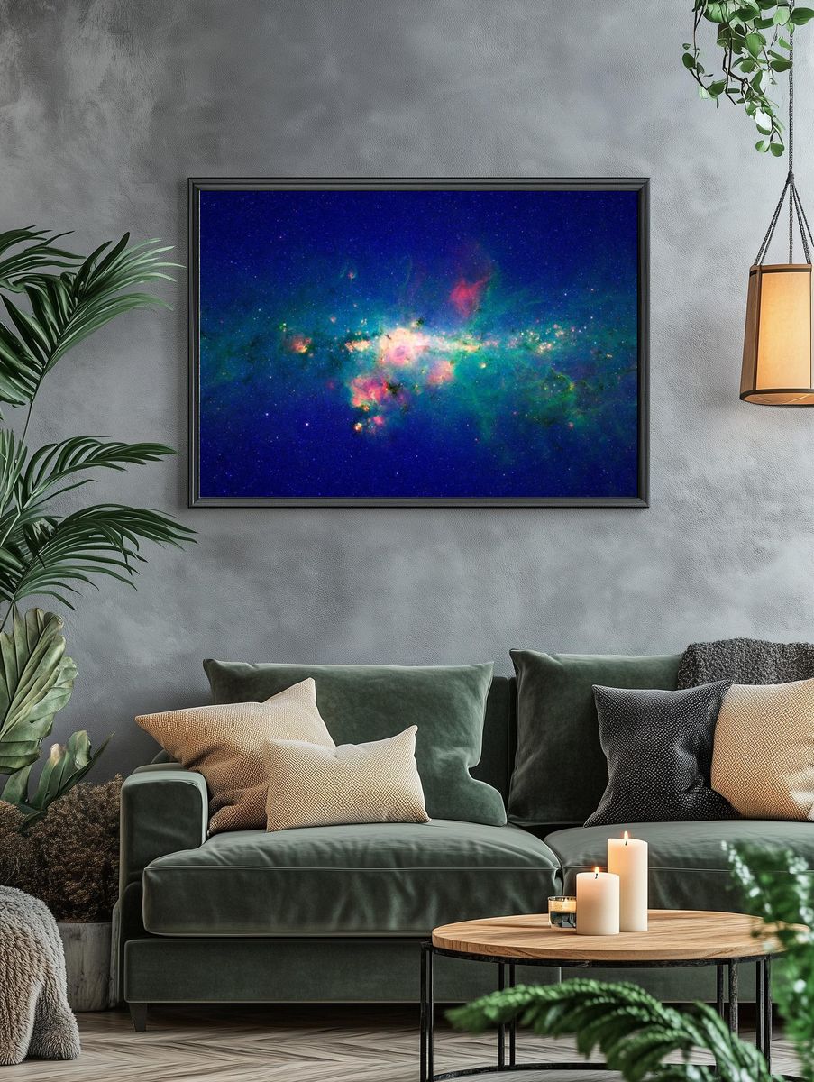 Peony nebula star, blazing ball. — room view 4