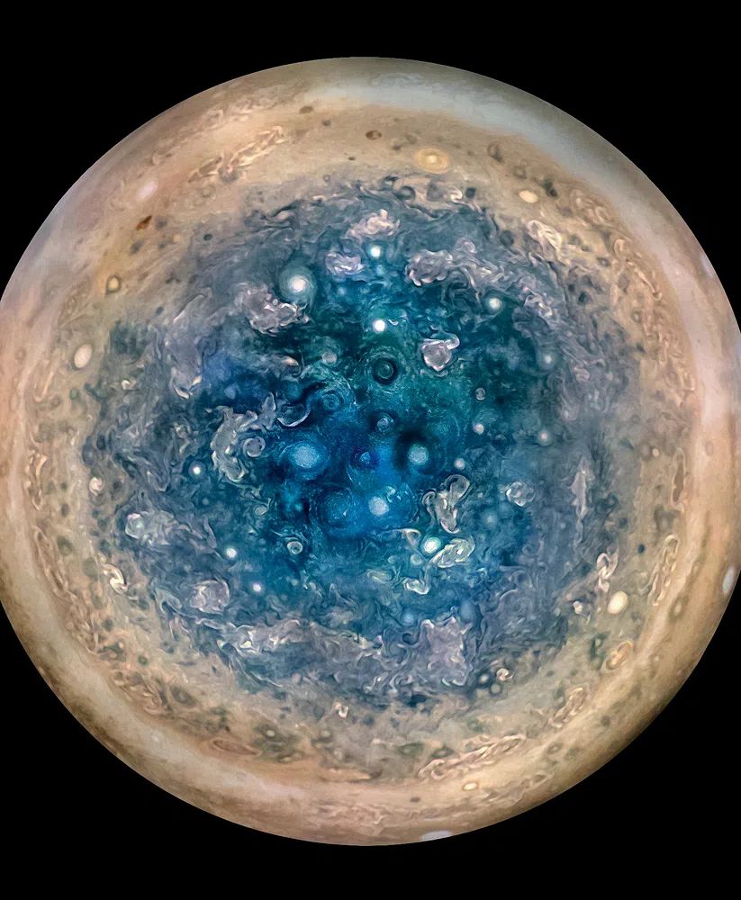 Jupiter's Atmosphere — Space Print. poster — space art