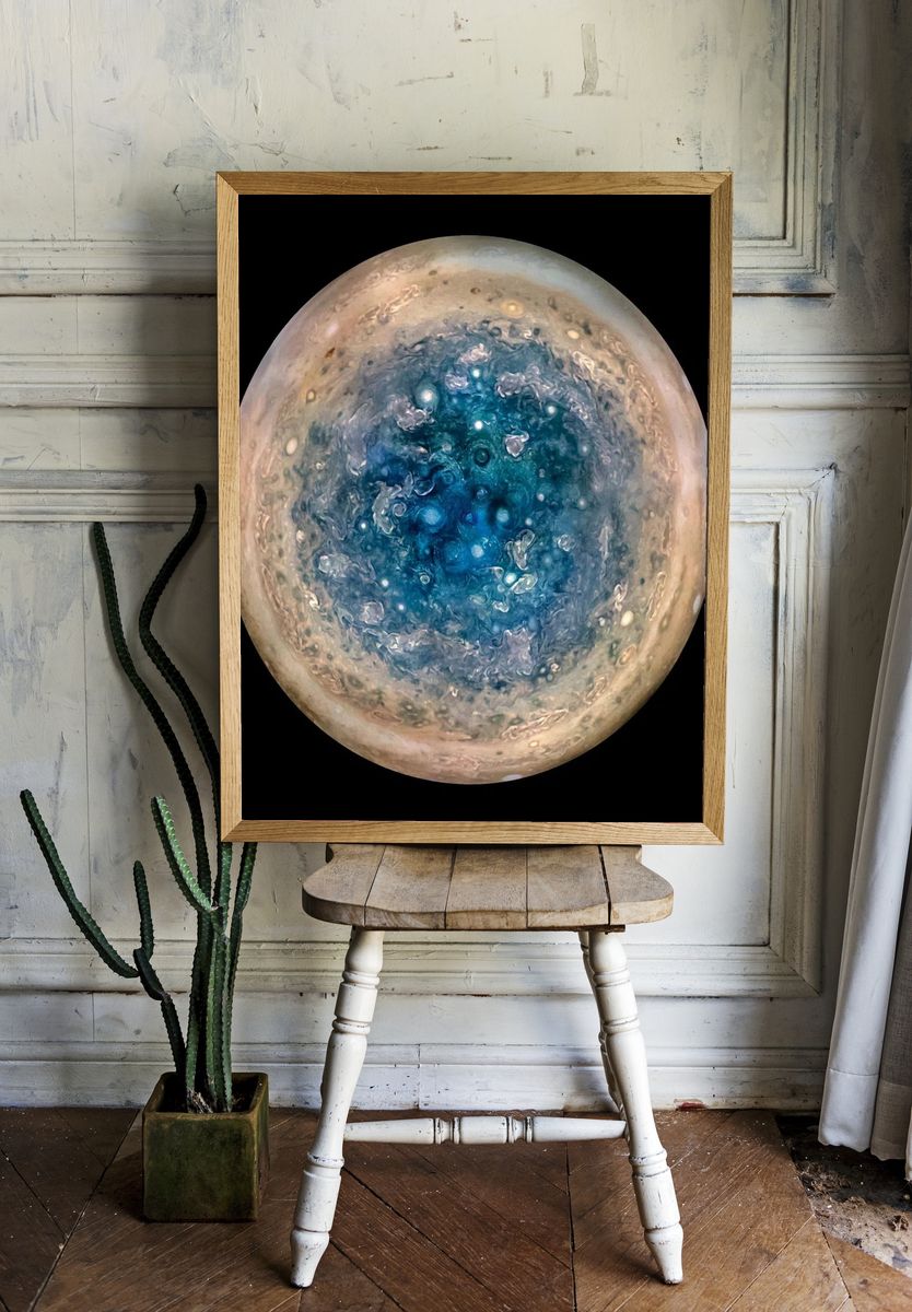 Jupiter's Atmosphere — Space Print. — room view 1