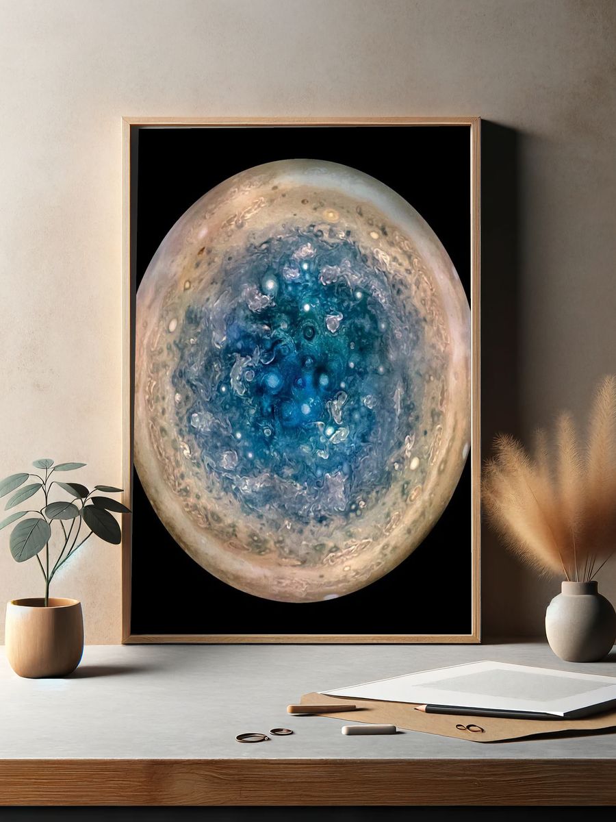 Jupiter's Atmosphere — Space Print. — room view 2