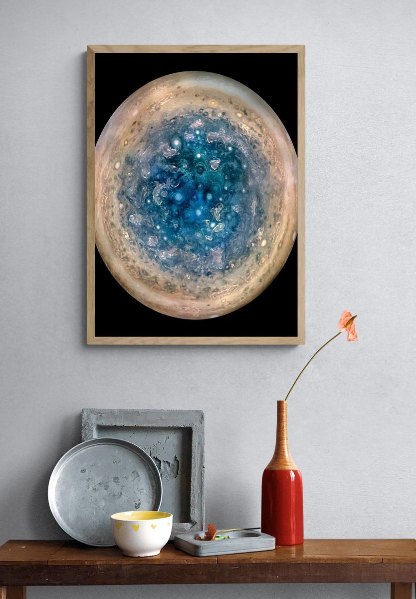 Jupiter's Atmosphere — Space Print. — room view 3