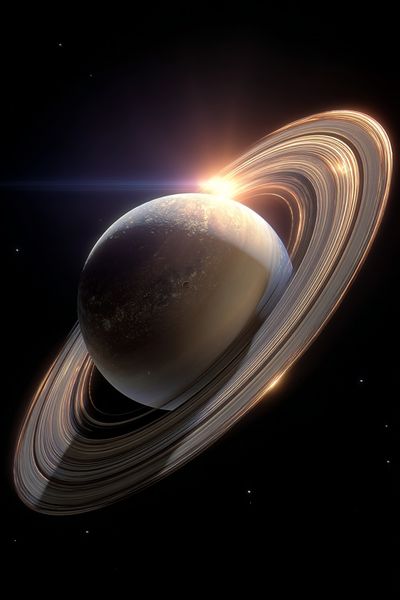 Saturn — Space Print