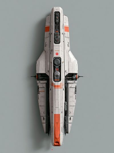 Futuristic Spacecraft Photography Poster. poster