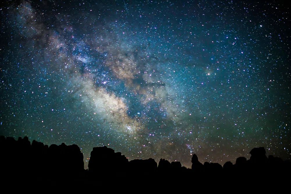 Milky Way Galaxy Night Sky Poster. poster detail