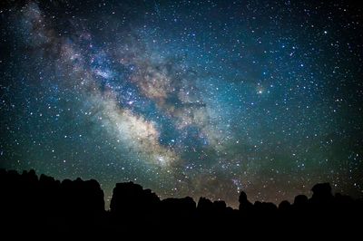 Milky Way Galaxy Night Sky Poster