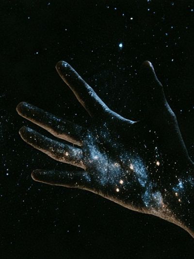 Cosmic Hand Space Poster.