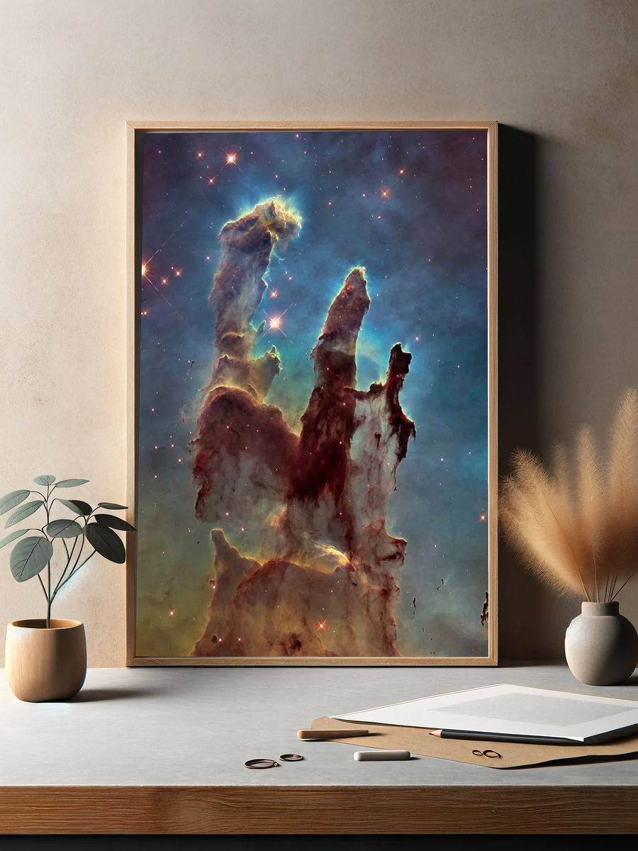 Pillars of Creation — Space Print. — room view 2