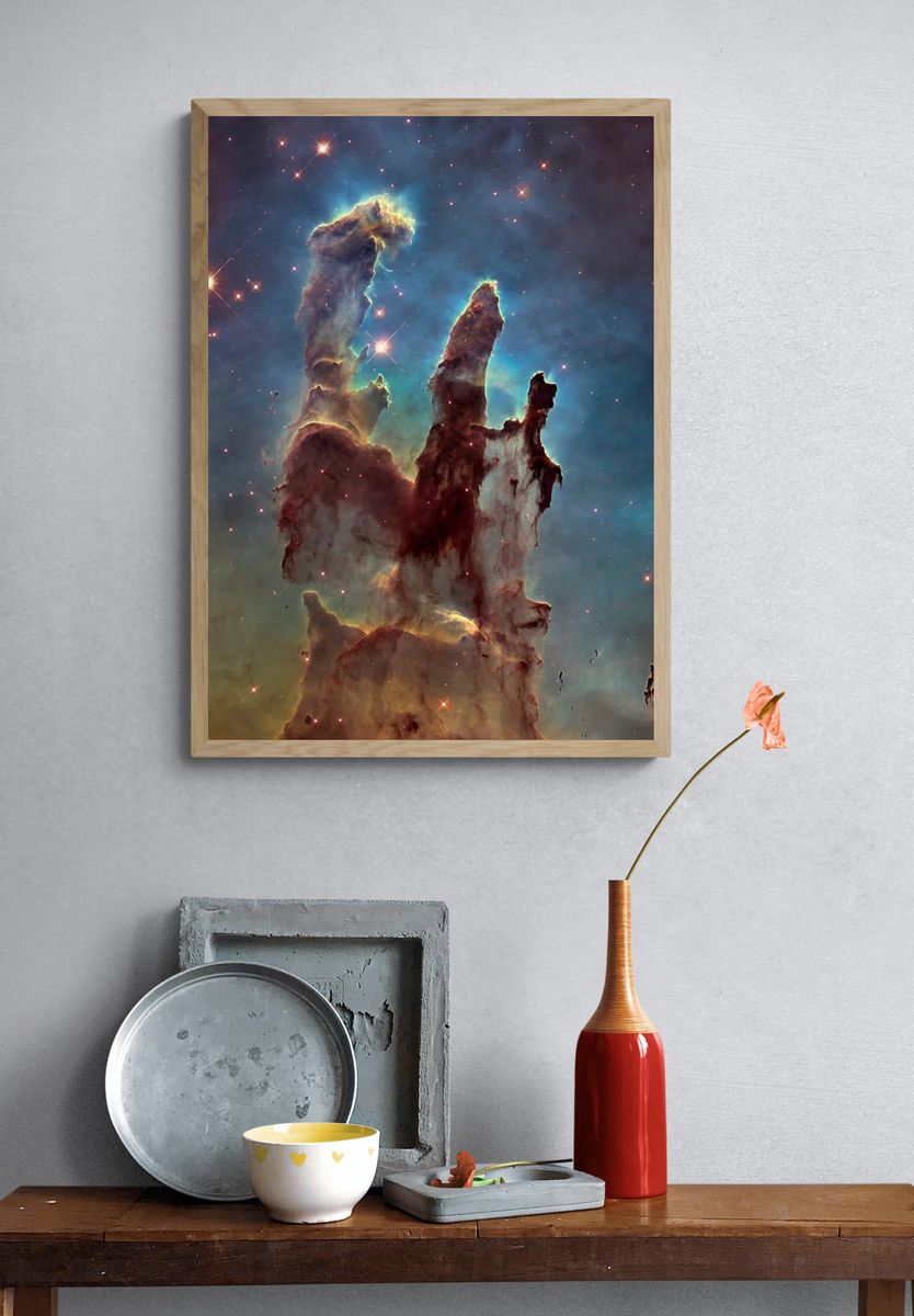 Pillars of Creation — Space Print. — room view 3