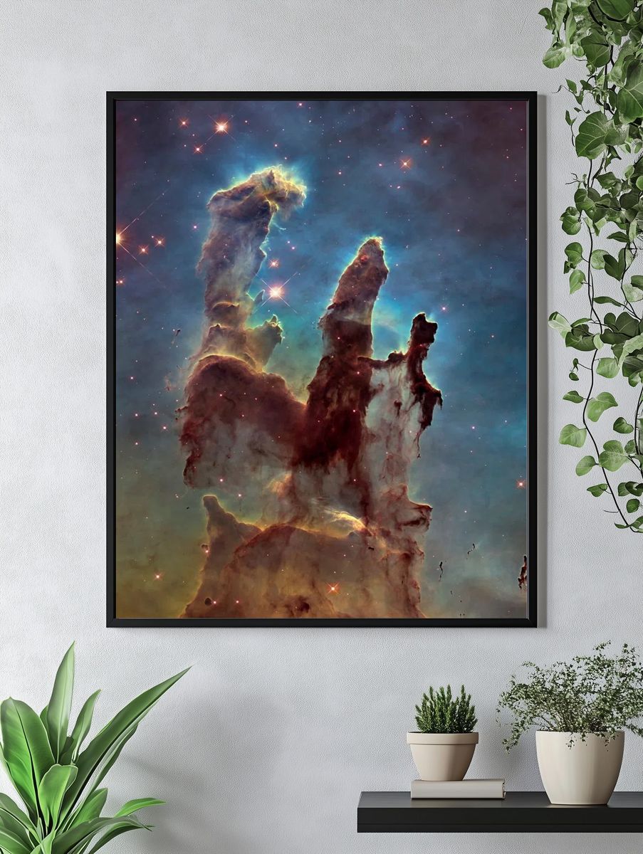 Pillars of Creation — Space Print. — room view 4