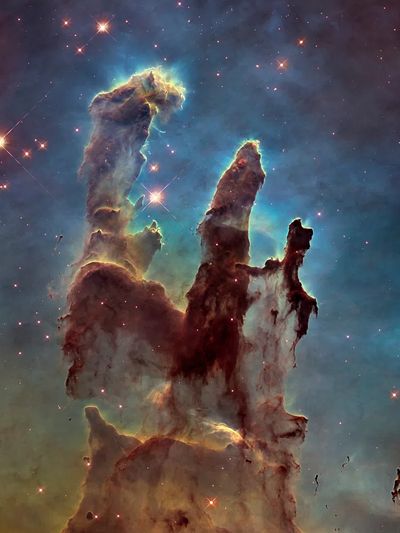 Pillars of Creation — Space Print
