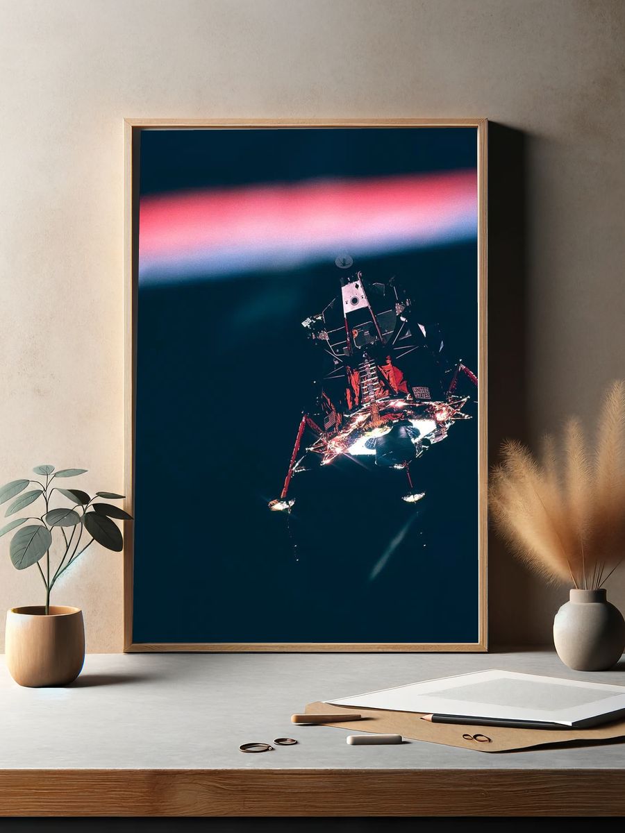 Lunar Module — Space Print. — room view 2