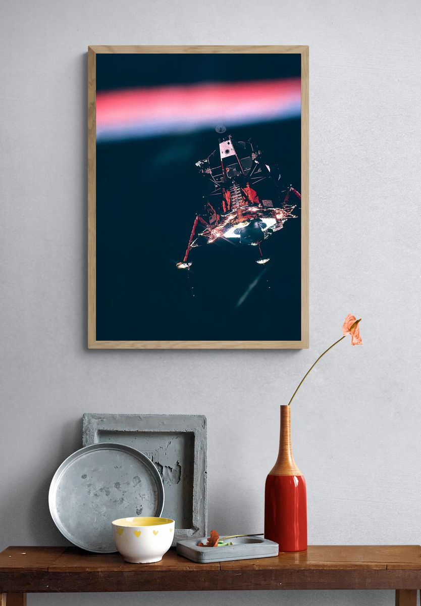 Lunar Module — Space Print. — room view 3