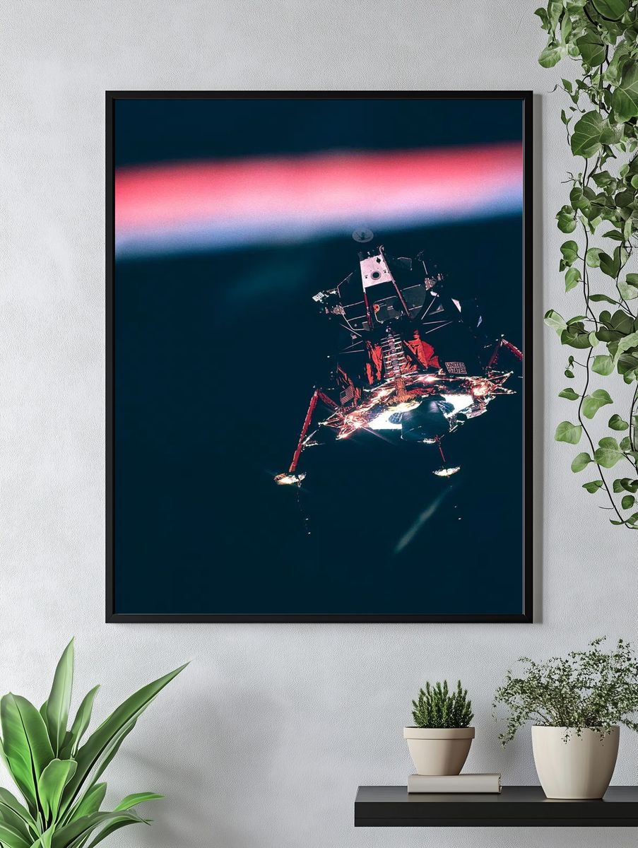Lunar Module — Space Print. — room view 4