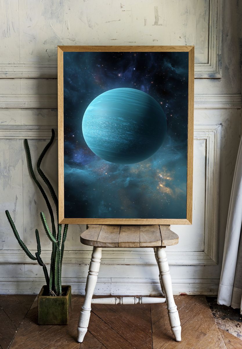 Neptune — Space Print. — room view 1
