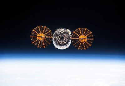 Spacecraft in Orbit — Space Print