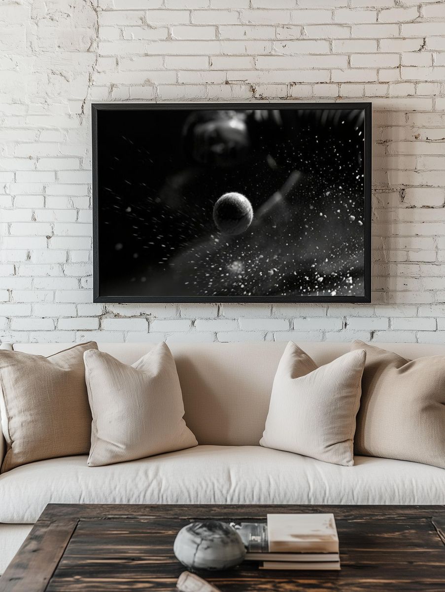 Moon Dust Explosion Print. — room view 1