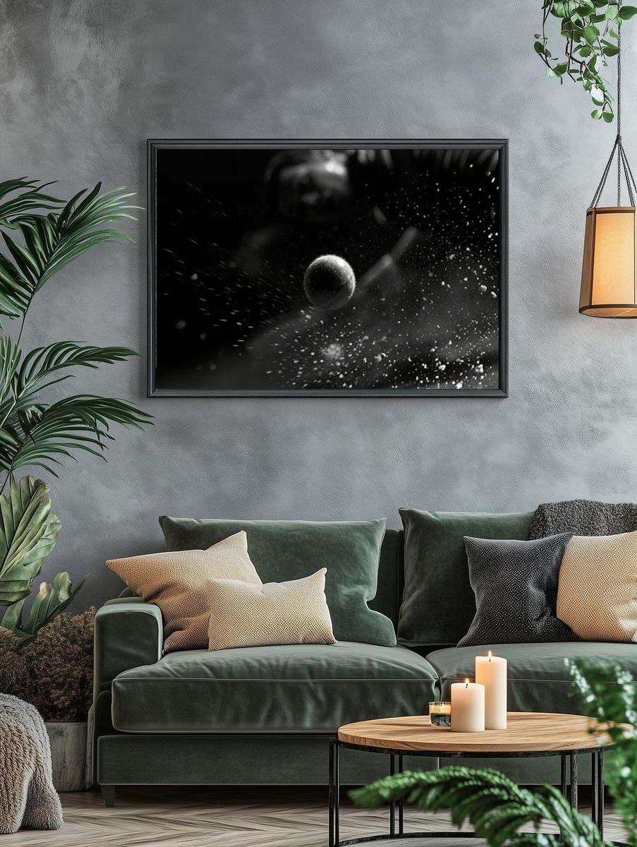 Moon Dust Explosion Print. — room view 4