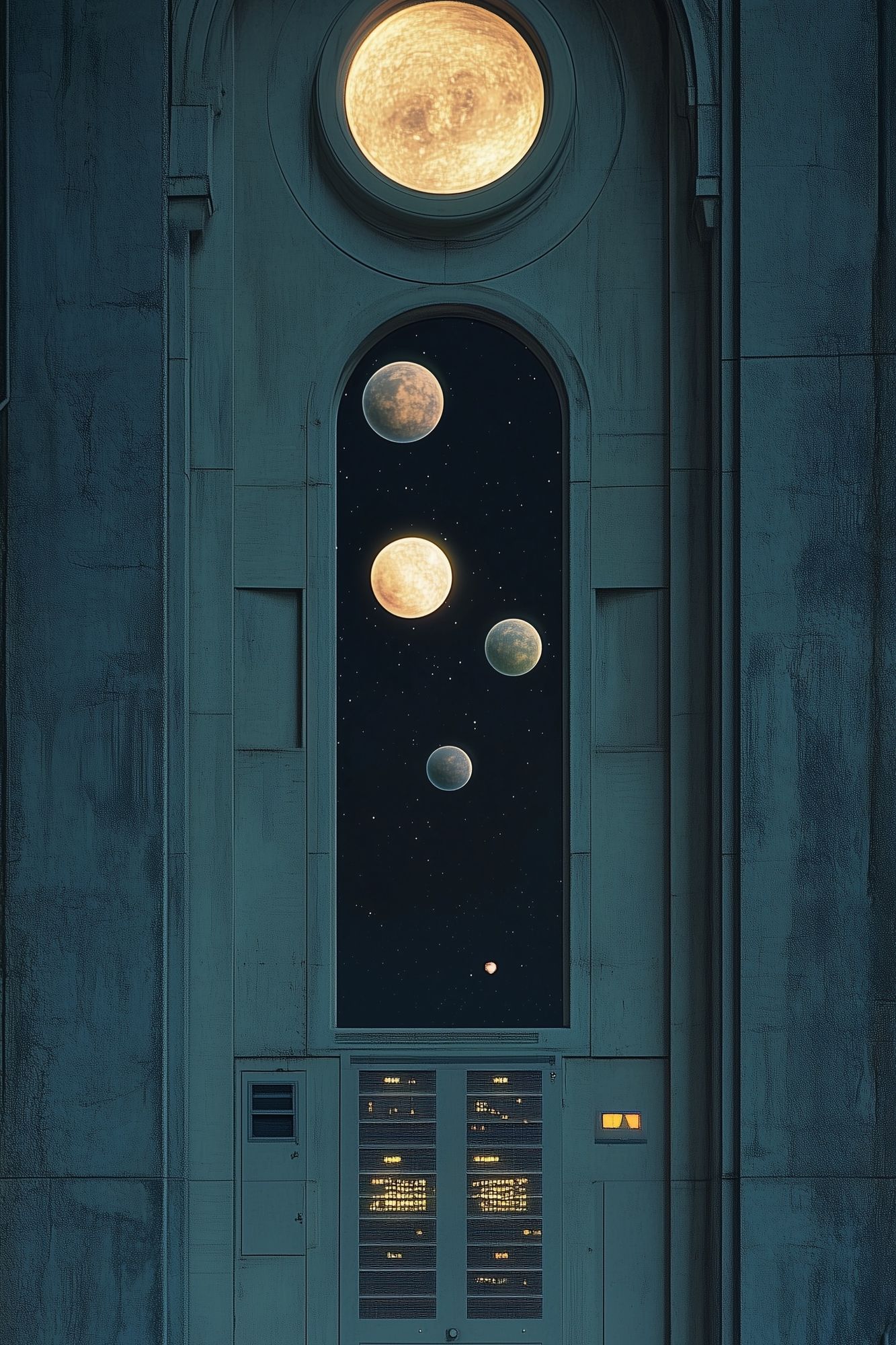 Celestial Archway Space Print. poster — space art