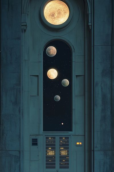 Celestial Archway Space Print.