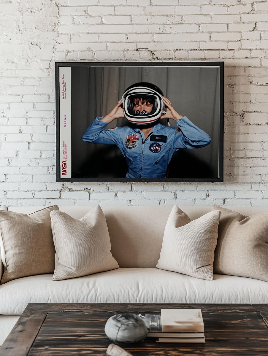 Sally Ride — NASA Space Print. — room view 1