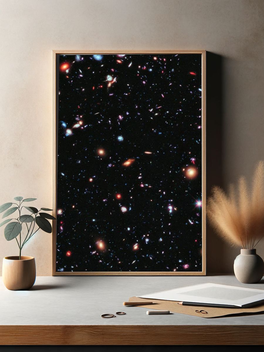 Cosmic Wonders — Space Print. — room view 2