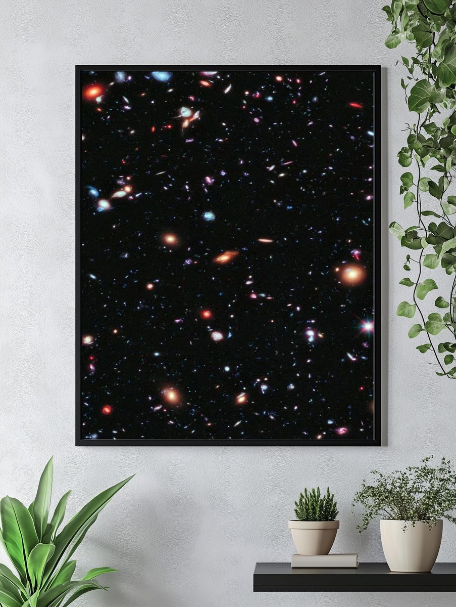 Cosmic Wonders — Space Print. — room view 4