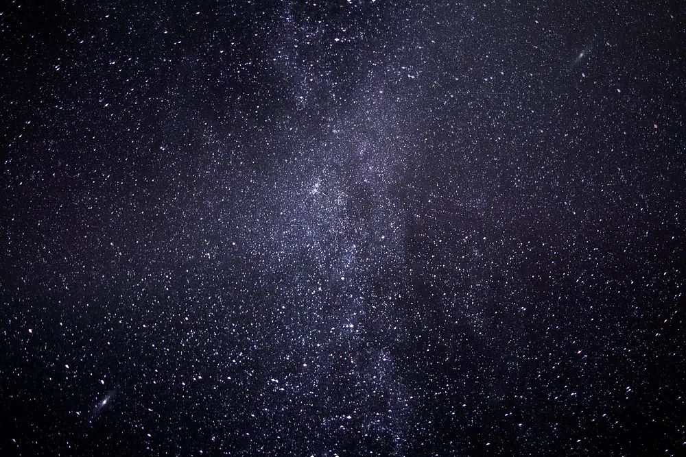 Beautiful milky way night sky. poster detail