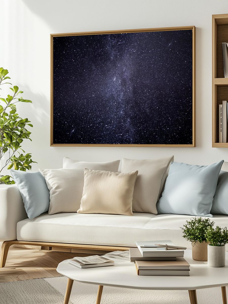 Beautiful milky way night sky. — room view 2