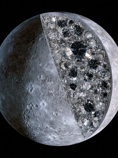Crystal Moon Space Print.