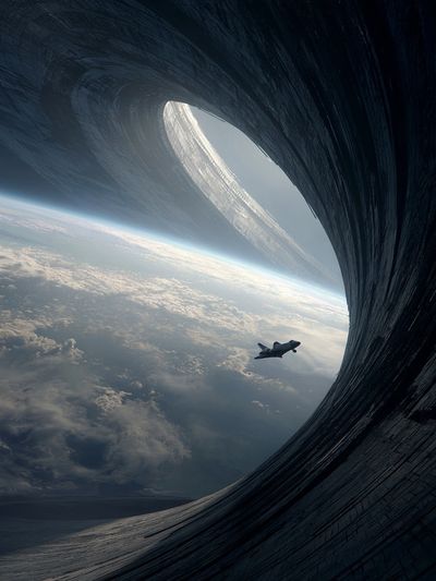 Space Portal — Sci-Fi Print. poster