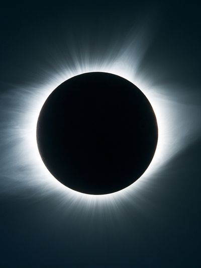 Solar Eclipse Space Print.