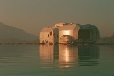Lakeside Sci-Fi Facility Poster. poster