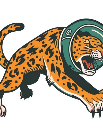 Space Leopard — Illustration Print. poster print