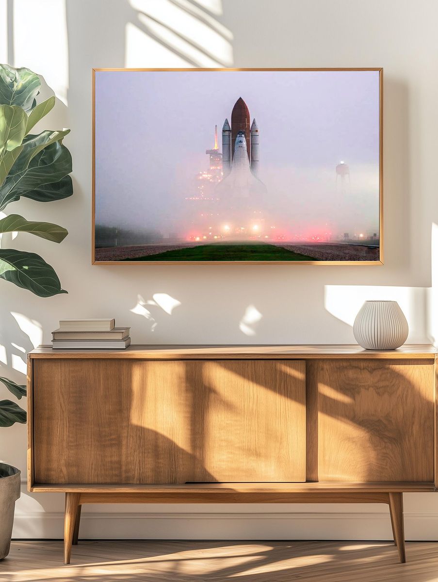 Space Shuttle Launch — Photography Print. — room view 3