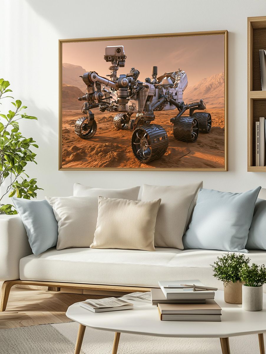 Mars Rover Exploration Print. — room view 2