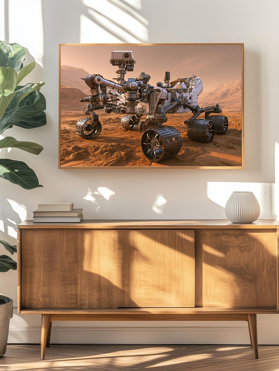 Mars Rover Exploration Print. — room view 3