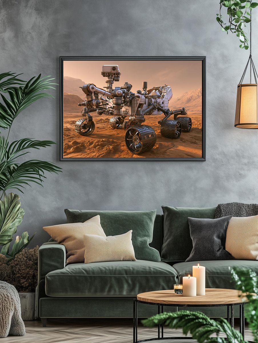Mars Rover Exploration Print. — room view 4