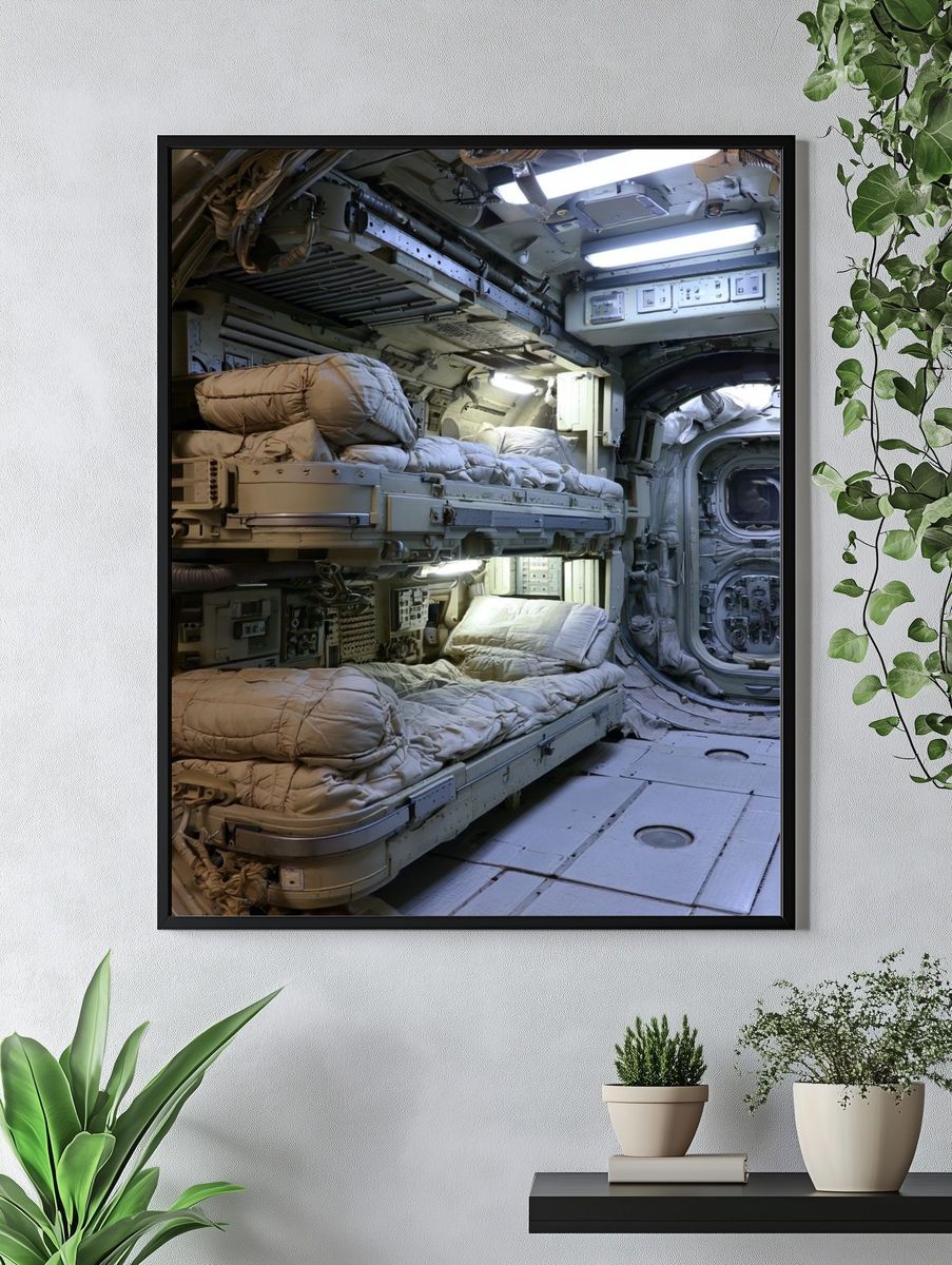 Space Station Interior Photography Poster. — room view 4