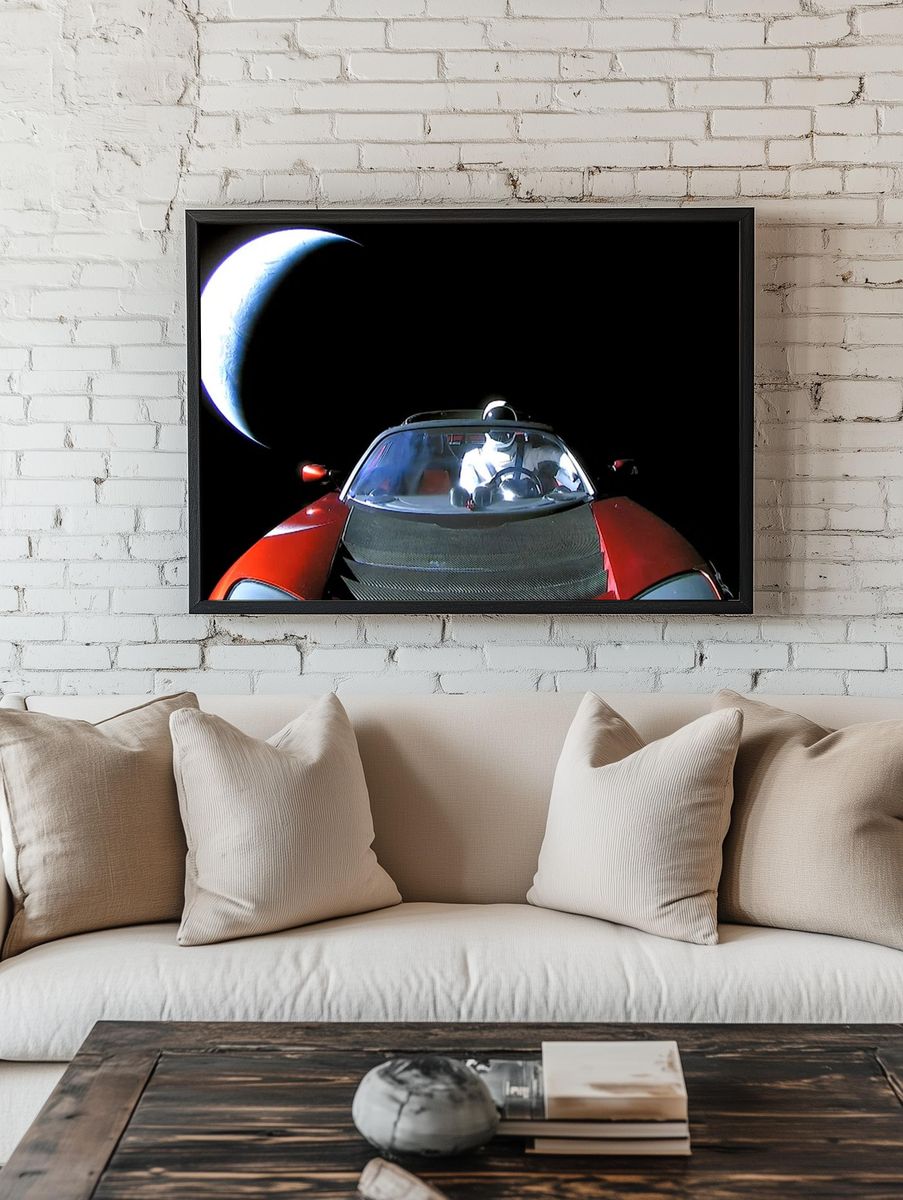 Artist Illustration Falcon Heavy Demo. room preview