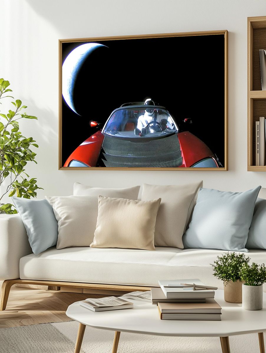 Artist Illustration Falcon Heavy Demo. — room view 2