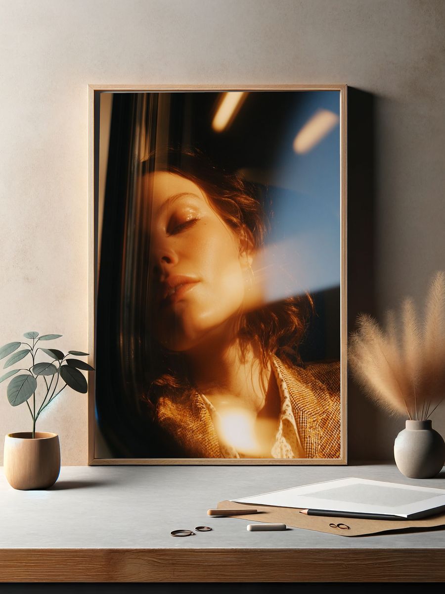 Serene Reflection — Photography Print. — room view 2