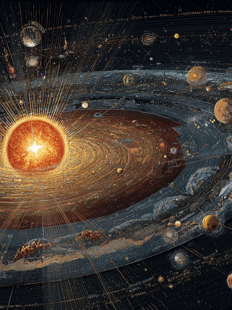 Solar System — Space Print. poster detail