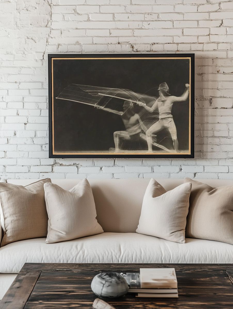 Fencer — Art Print. — room view 1