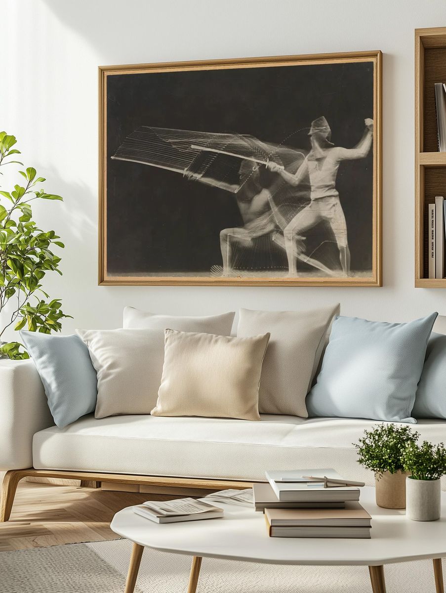 Fencer — Art Print. — room view 2